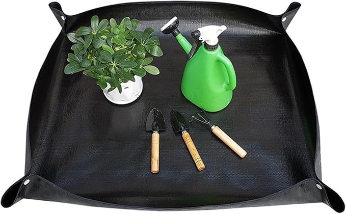 71ChbegoCjL._AC_SX679_ Tappetino Pieghevole Impermeabile 100×100 cm – Ideale per Trapianti, Rinvaso e Cura Piante Senza Sporcare