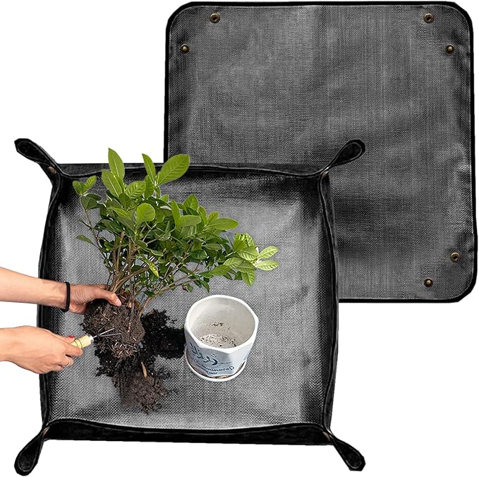 81JBTFOm6fL._AC_SX679_ Tappetino Pieghevole Impermeabile 100×100 cm – Ideale per Trapianti, Rinvaso e Cura Piante Senza Sporcare