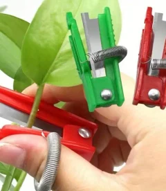 Taglierina da Dito per Giardinaggio – Cutter Preciso per Talee, Potature e Raccolta Foglie